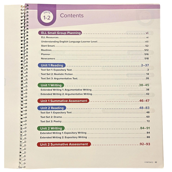 Wonders Grade 4 ELL Small Group Guide Units 1-6 McGraw Hill Teacher 2023 New - Picture 9 of 13